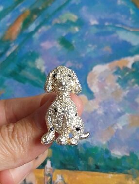 Vintage Napier Dalmation Dog Brooch 💫